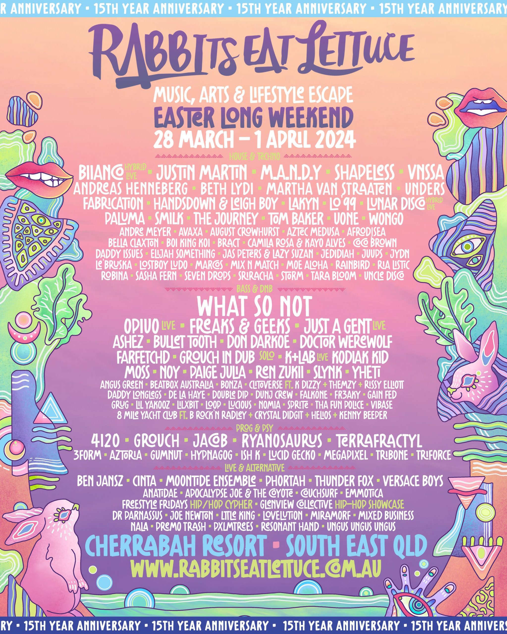 Rabbits Eat Lettuce Sound Guide - Lineup Poster