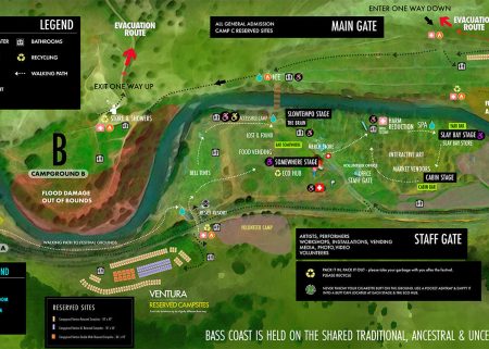 Bass Coast Survival Guide - Map Image - BC26SV001