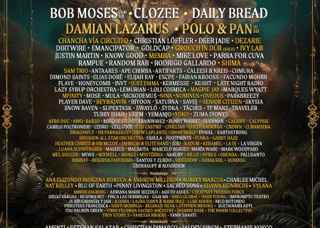 Envision Festival lineup poster for the sound guide.