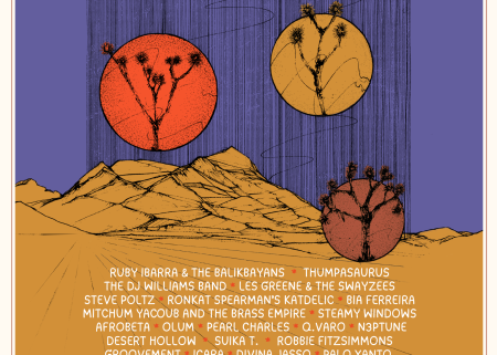 Joshua Tree Music Festival lineup poster for the sound guide.