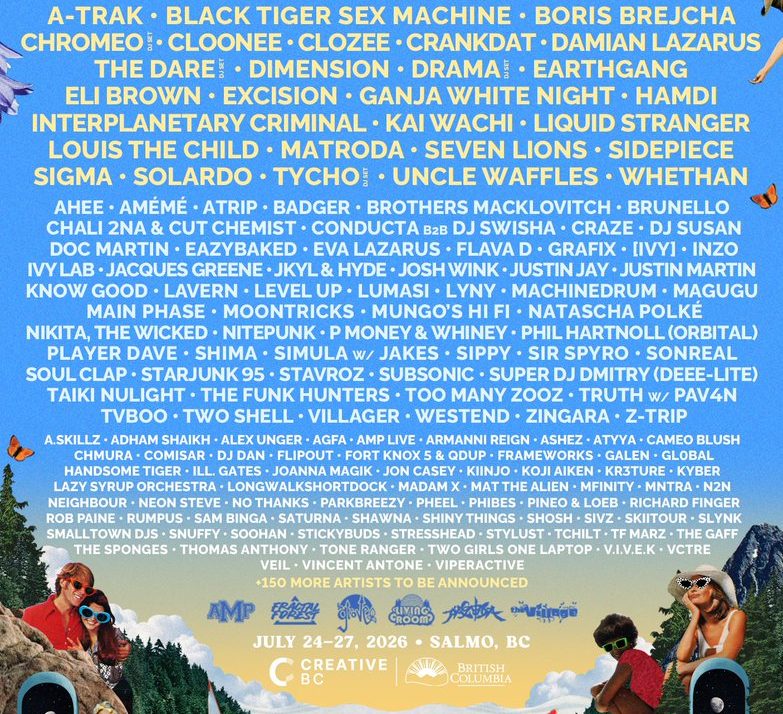 Shambhala Sound Guide - Lineup Poster - SH26SG001