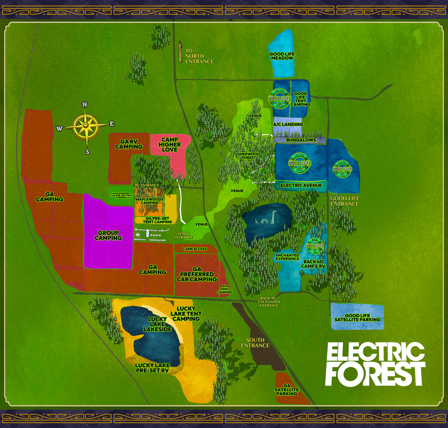 Electric Forest Survival Guide - Map Image Candidate - EF26SV001